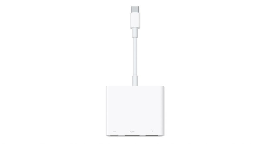 An Apple Multiport USB Adapter