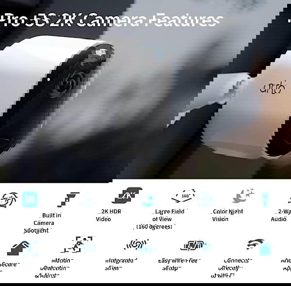 Arlo Pro 5s Spotlight Cameras Features