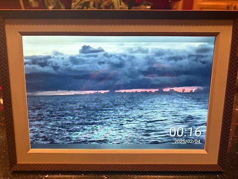 Date and time in lower-right corner