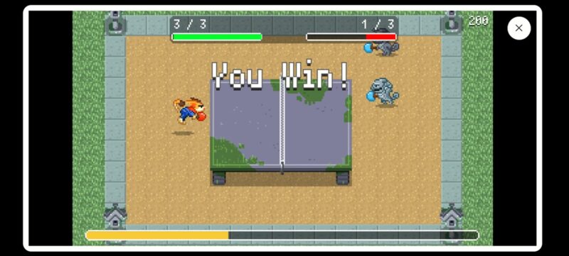 Champion Island Google game view in browser.