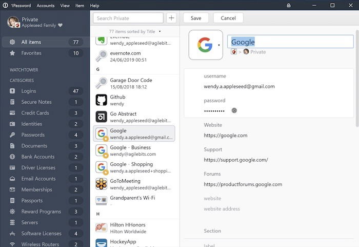 Best Password Manager 1password Windows