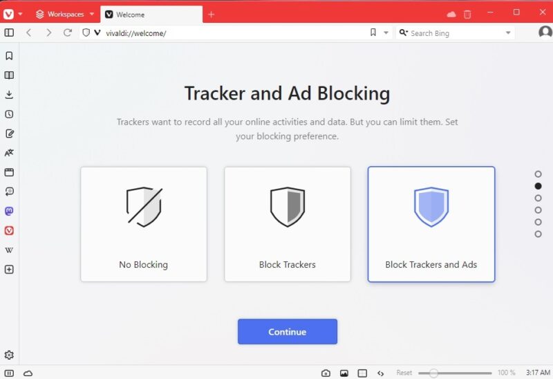Customizing Vivaldi to use as one of the most private web browsers.