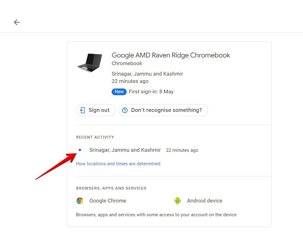 Chromebook Google Find Location