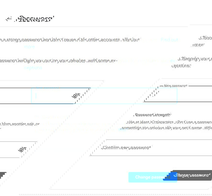 Chromebook Password Change