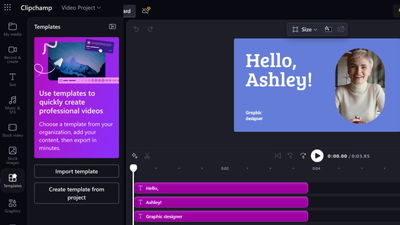 Clipchamp For Work Video Templates
