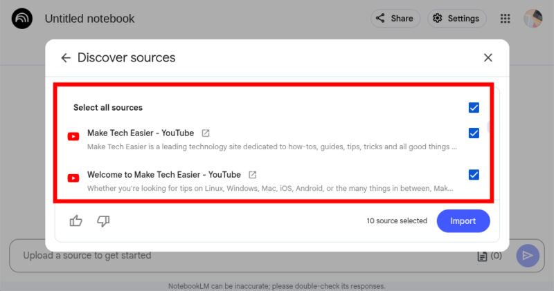 Discovered Sources In Notebooklm
