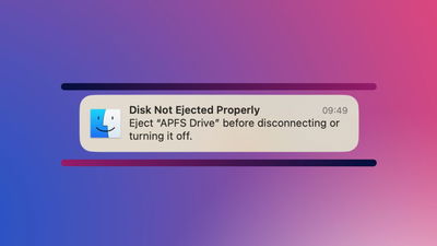 Disk Not Ejected Notification Cover Image
