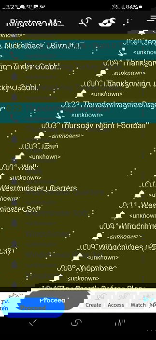 Using Ringtone Maker on Android.