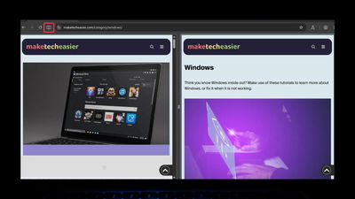 Enable Chrome Split Tab