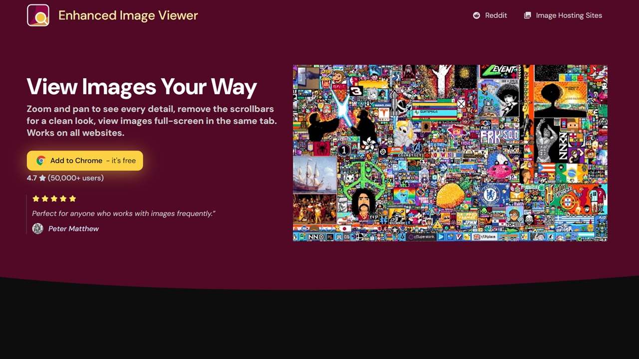 Featured Image: "Enhanced Image Viewer", a browser-based Image viewing and manipulation extension
