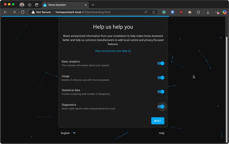 Home Assistant Usage Data