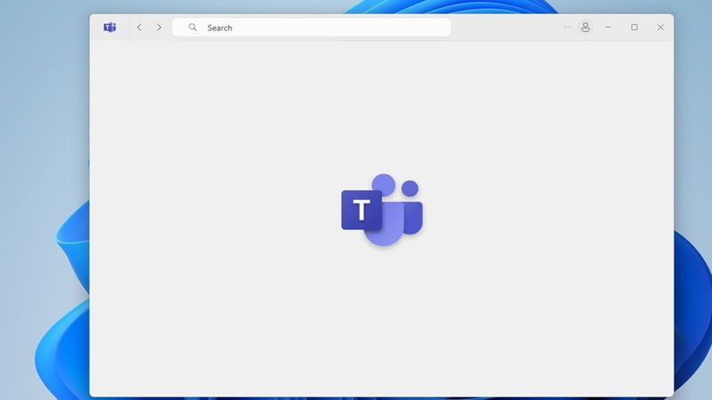 Loading Microsoft Teams on Windows.