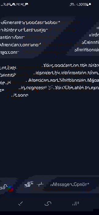 Adding preferred sources to Copilot Podcasts.