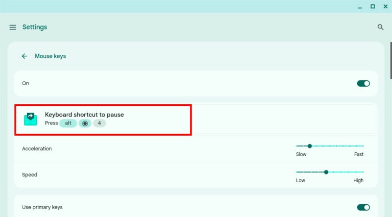 Keyboard Mouse Control Shortcut