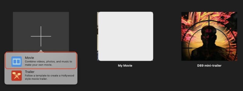 Make New Imovie Video