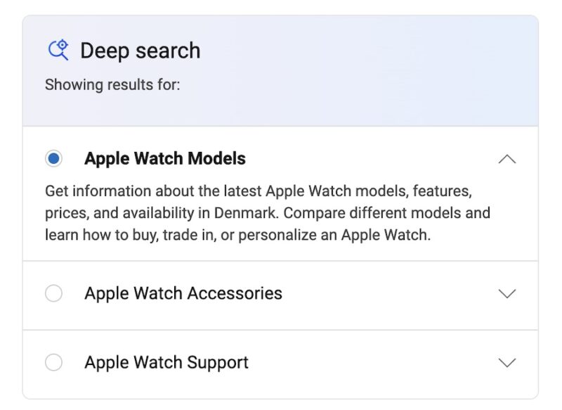 microsoft edge deep search results