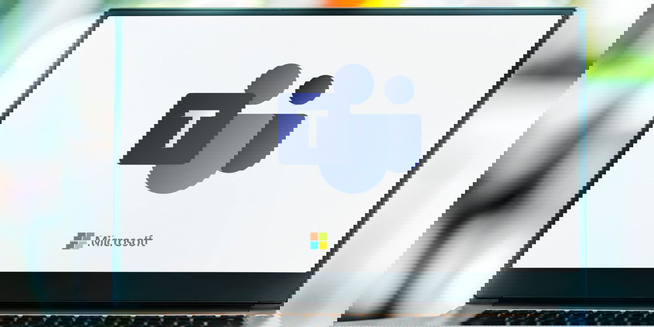 Laptop With Microsoft Teams