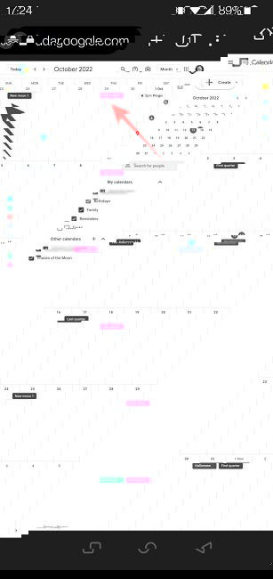 Moon Phases With Google Calendar Mobile Lunar View