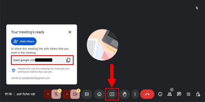Present In Google Meet