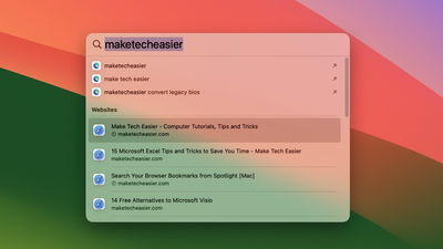 Spotlight Bookmarks Search