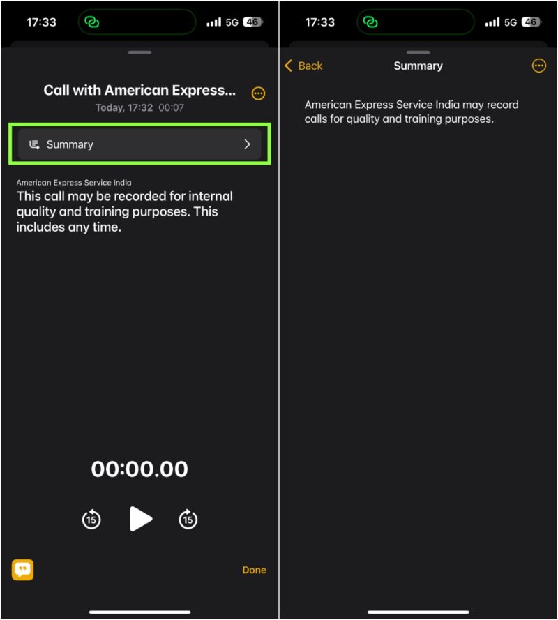 Summarized Call Transcript Using Ai