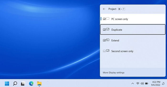 Tv No Signal Duplicate Or Extend Display