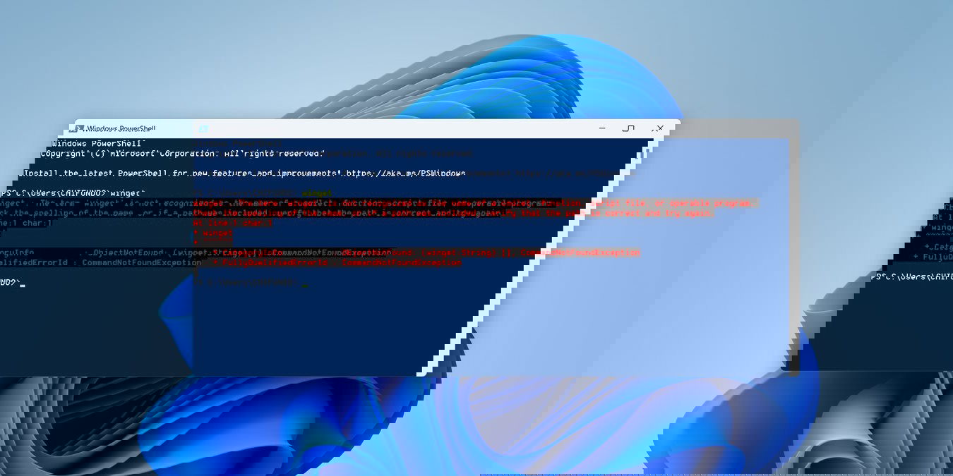 Winget Not Recognized Error On Windows