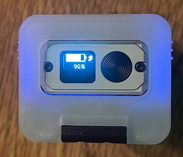 Wuben Keychain Flashlight In Charging Case Display