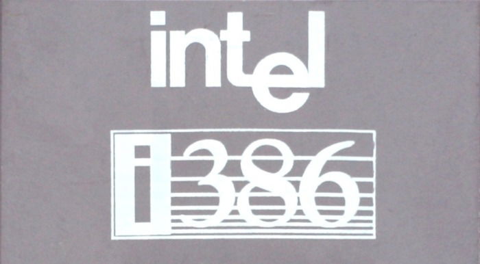 The IHS of an Intel i386