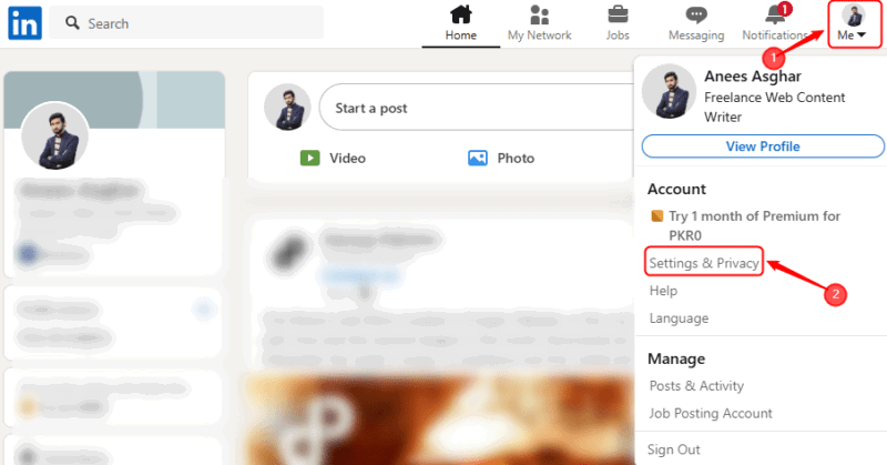 Access Privacy Settings