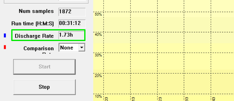 BatteryMon Discharge Rate option