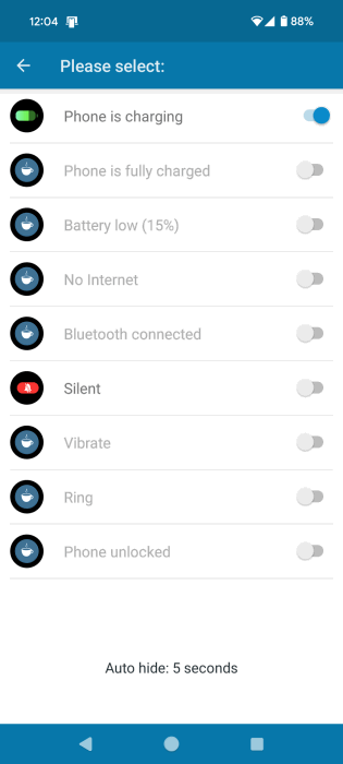 System notifications available for events for showing in Dynamic Island-style via DynamicSpot app.