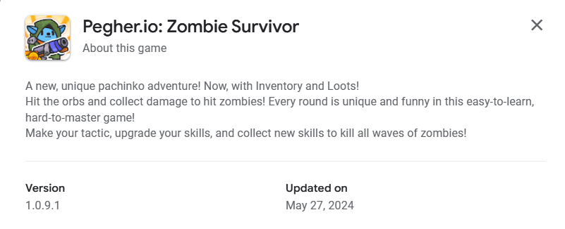 Description of Pegher.io game