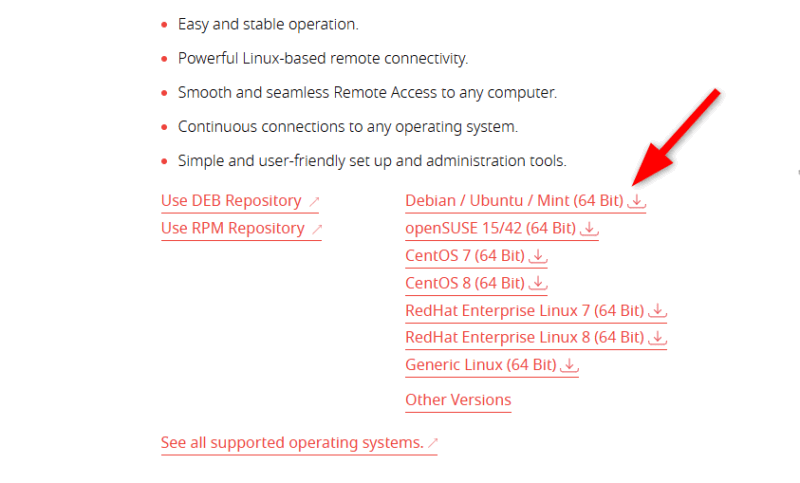 Getting Deb File From Anydesk File