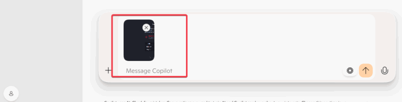 Image In Copilot Chatbox