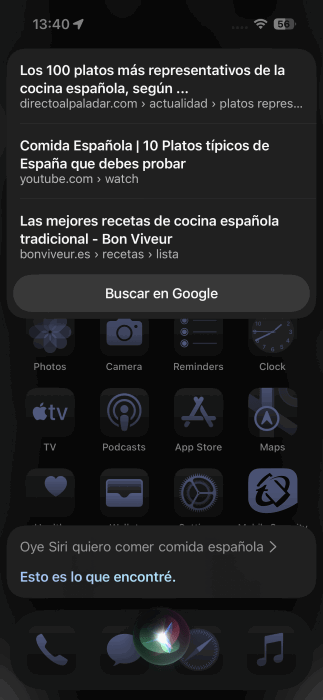 Speaking with Siri in foreign language on iPhone. 