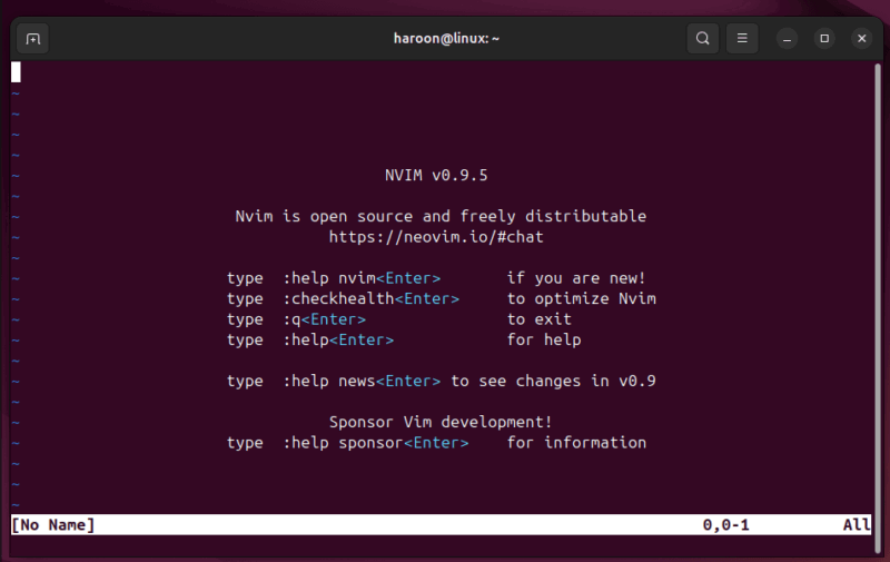 Launching Neovim From The Ubuntu Terminal
