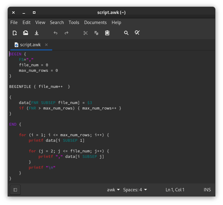 Linux Text Editors Xed