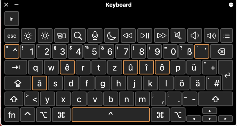 Macos Virtual Keyboard Modifiers
