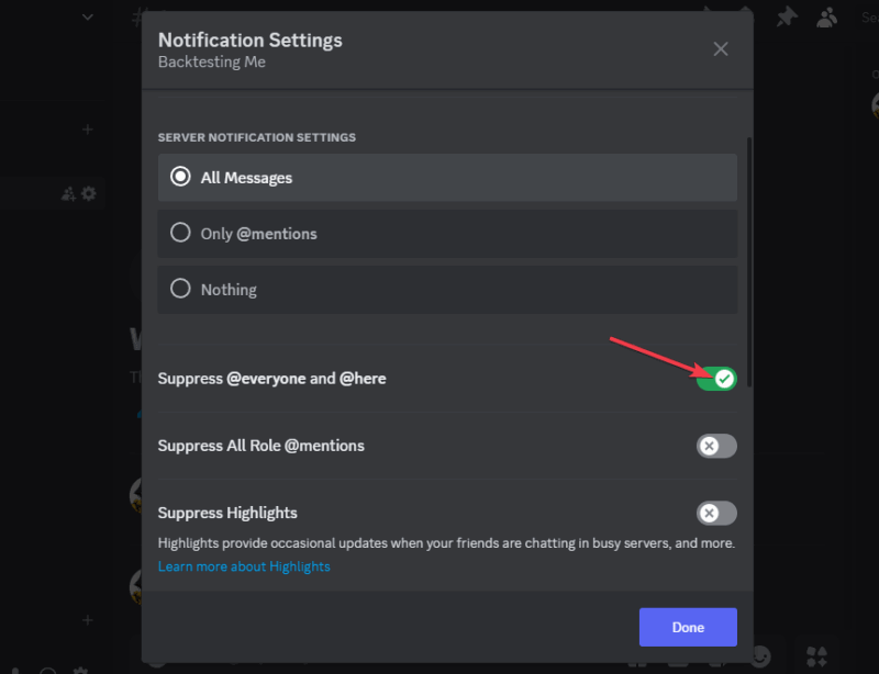 Quiet Down Loud Server
