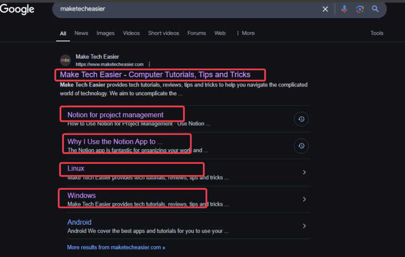 Visited Links Google Chrome