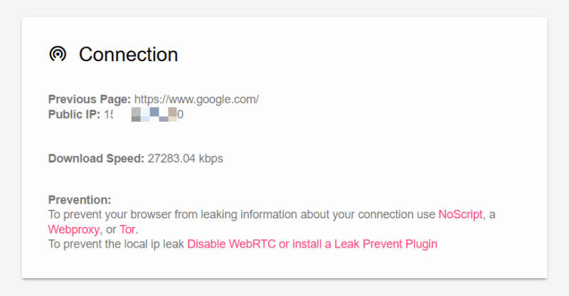 Webkay connections section